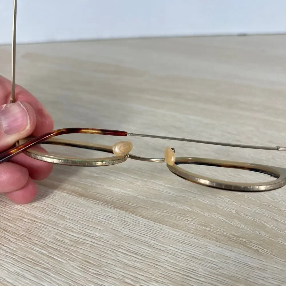 Vintage RARE! Oliver Peoples OP-98 402/BG Sunglasses FRAMES ONLY Gold Tortoise